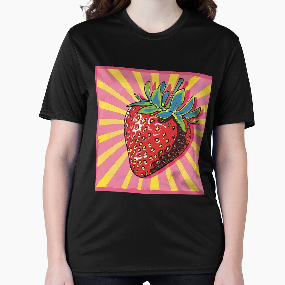 Strawberry Pop Art 4 by AstroRisq