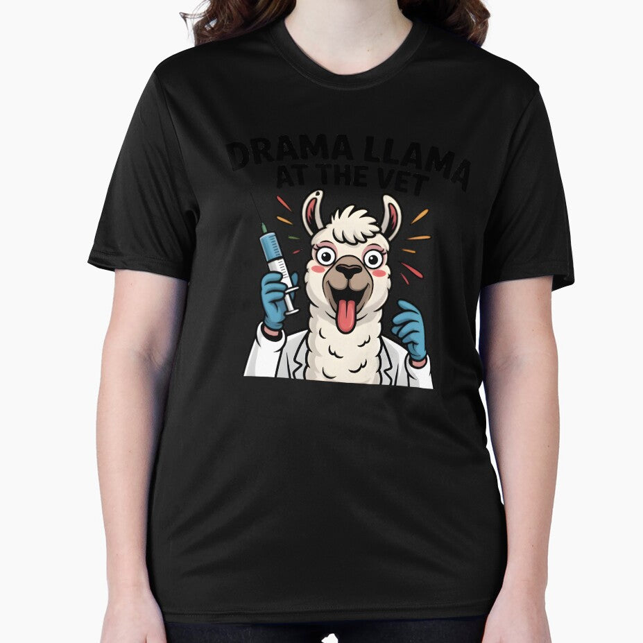 Drama Llama at the Vet – Funny Veterinary Humor by Bettybee00