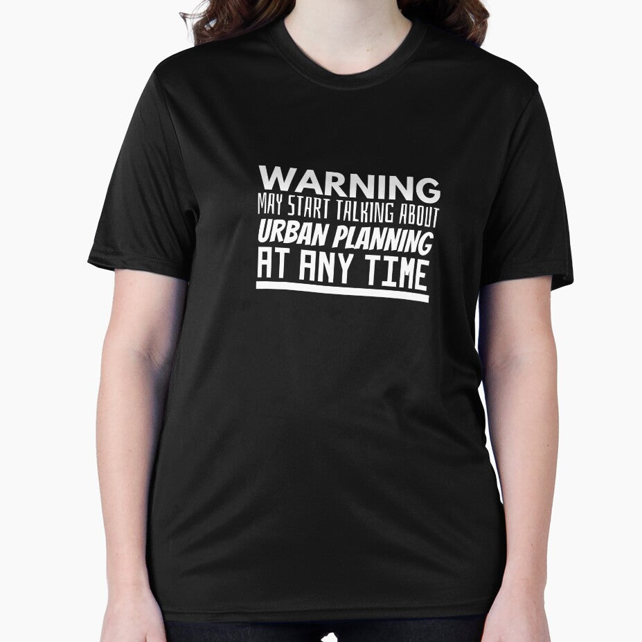 Warning May Talk About Urban Planning Funny Gift by CJacobsDesigns