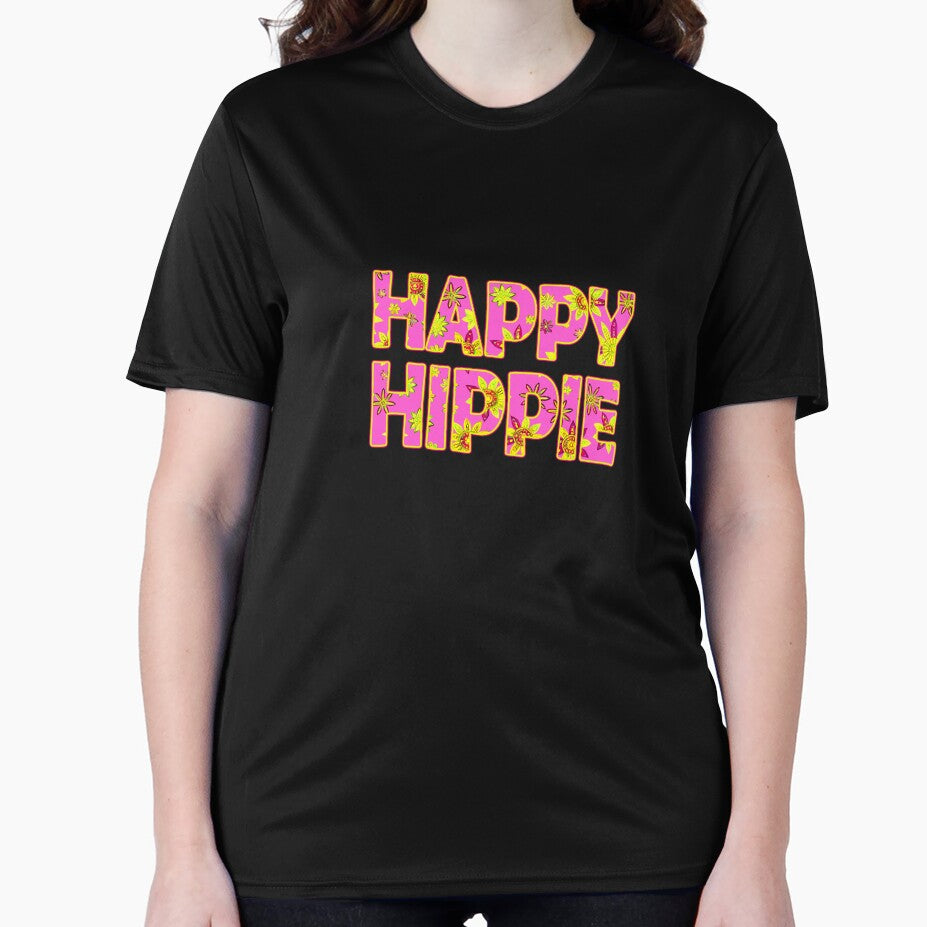 Happy Hippie Words Flower Power Free Spirit Hippie Vibes 2 of 4 by Beachy