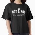 Not a bot. Not free. Not available at 2am. White print. by Preent And I