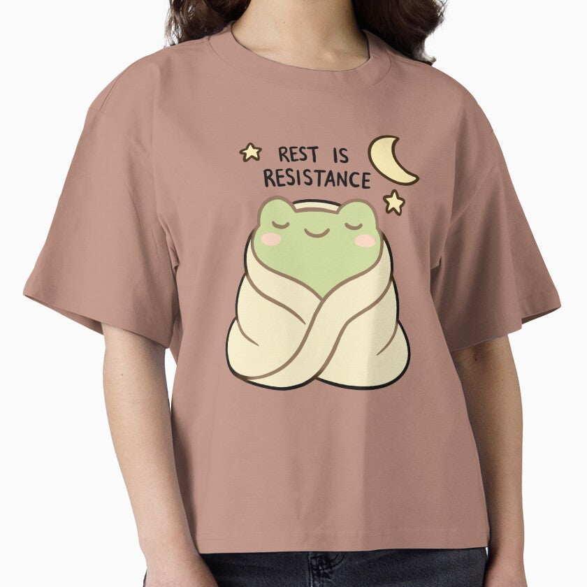 Rest Is Resistance Cute Frog by ari-tistic