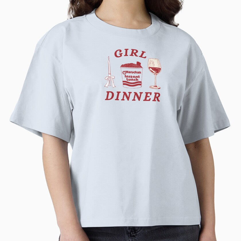 Girl Dinner | Ramen & Wine Coquette Aesthetic Design by romelleworks