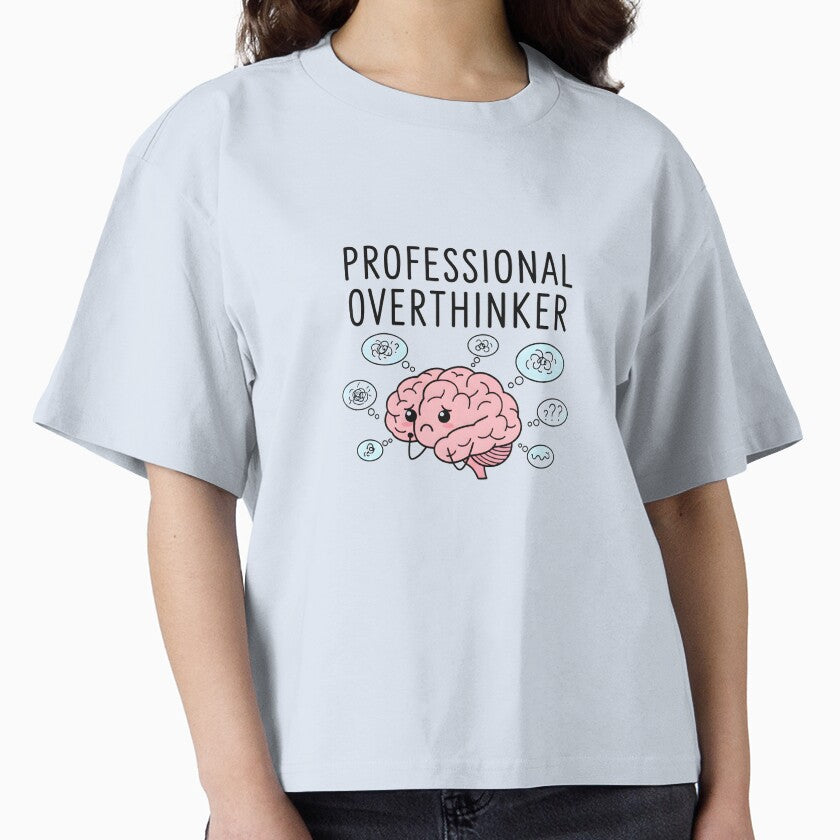 Professional Overthinker – Cute Funny Anxiety Shirt by MofazStyle