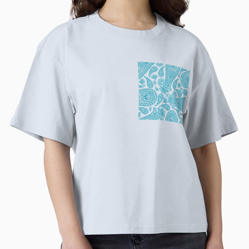blue boho print Ibiza style by Renartdesign