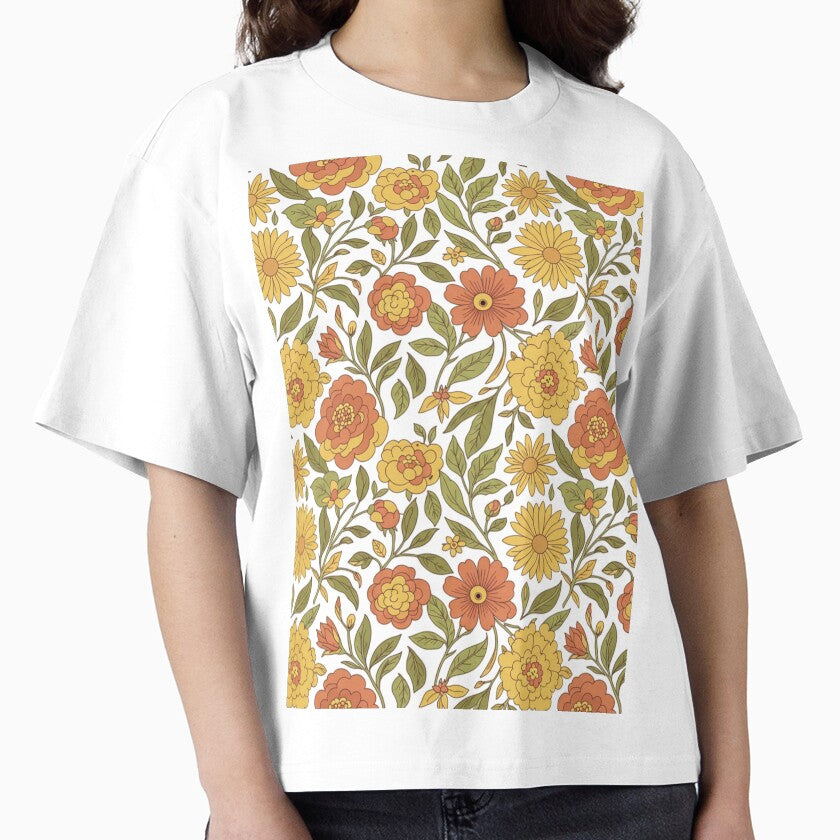 Vintage 70s Style Floral Pattern by PureVintageLove