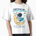 Office Everywhere Shirt, Digital Nomad T-Shirt, Remote Worker Tee, Work From Anywhere Shirt, Laptop Astronaut Graphic Tee, Freelancer Travel Gift by KAYJAY DESIGNS