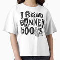 I Read Banned Books Funny Bookish Ransom Note Reader Library by GrandeDuc