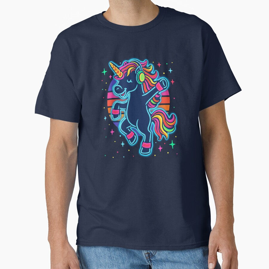 Neon Disco Unicorn by Ghost on Toast