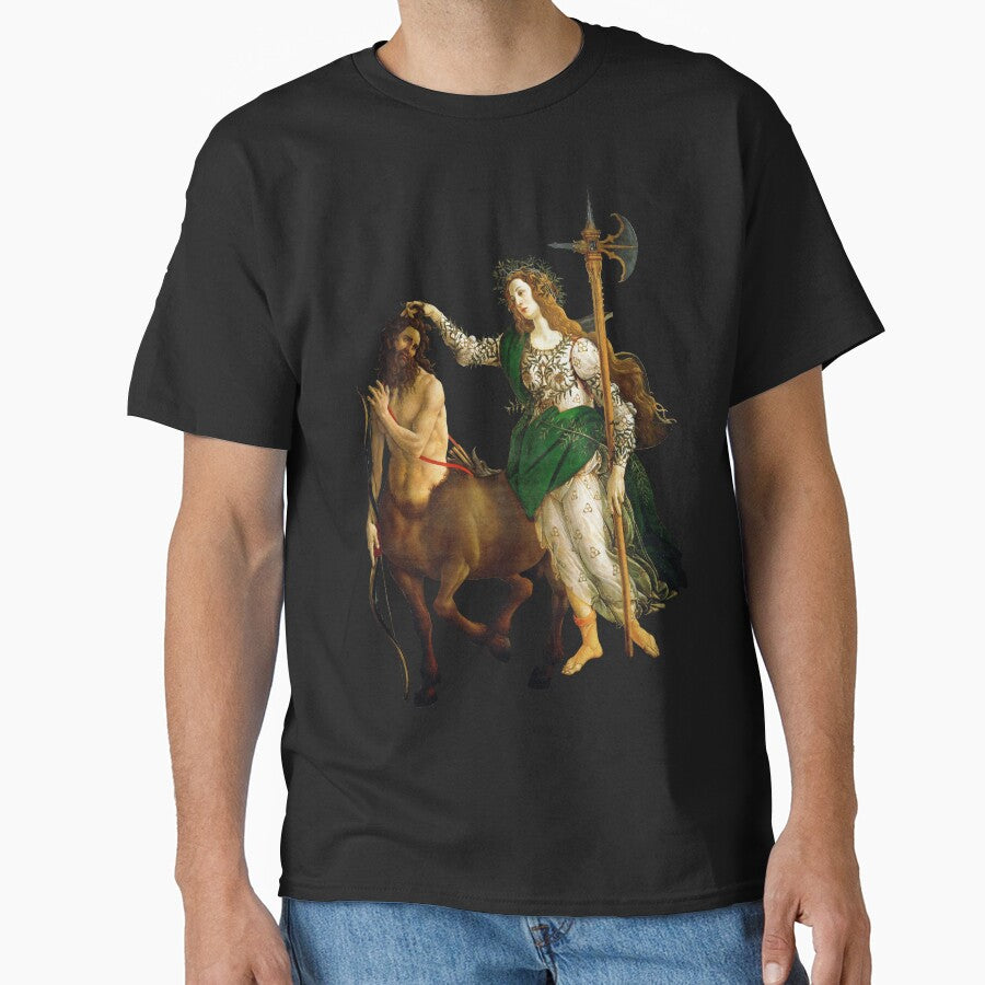 Sandro Botticelli - Pallas and the Centaur by elinaarbidane