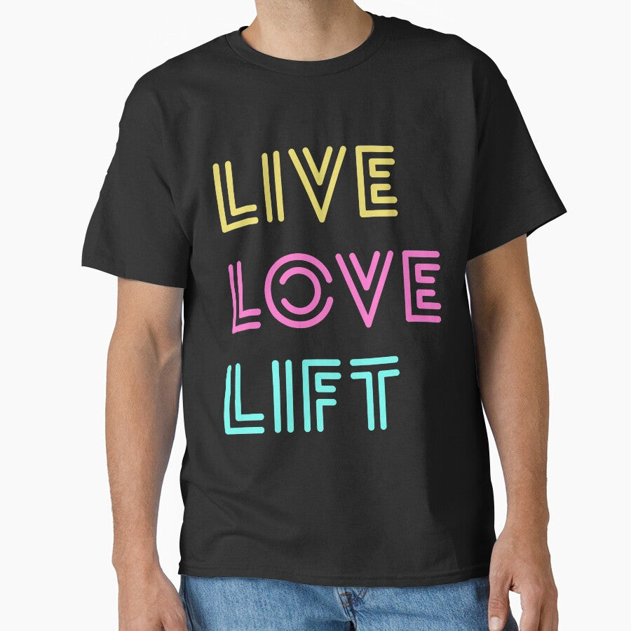 Live Love Lift Neon by Brogress Project