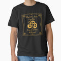 “Would You Still Love Me If I Was A Wyrm?” Gold on Black by Vileprint
