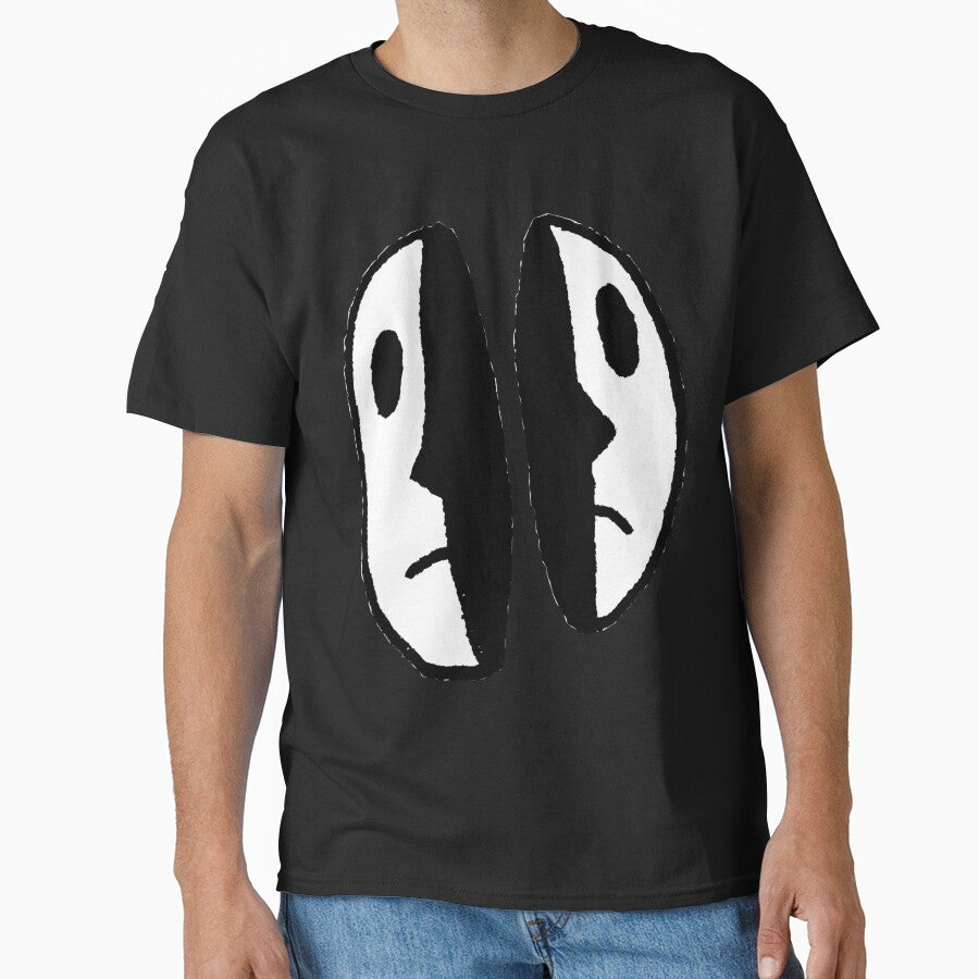 No Thoughts Head Empty Happy Sad Mask by liuiawgpn47