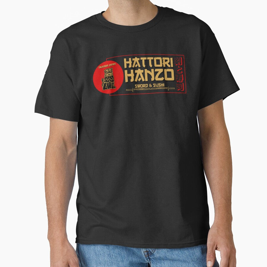 Hattori Hanzo - Japanese cultural shirt with Samurai honor & sushi design, martial arts fan by HDMI2K