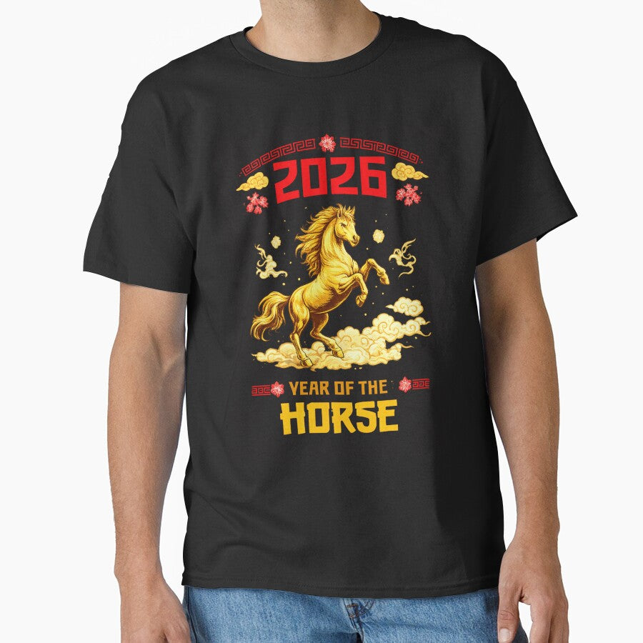 Year of The Horse 2026 Lunar New Year Chinese New Year 2026 by first-shirt ⭐ ⭐ ⭐ ⭐ ⭐