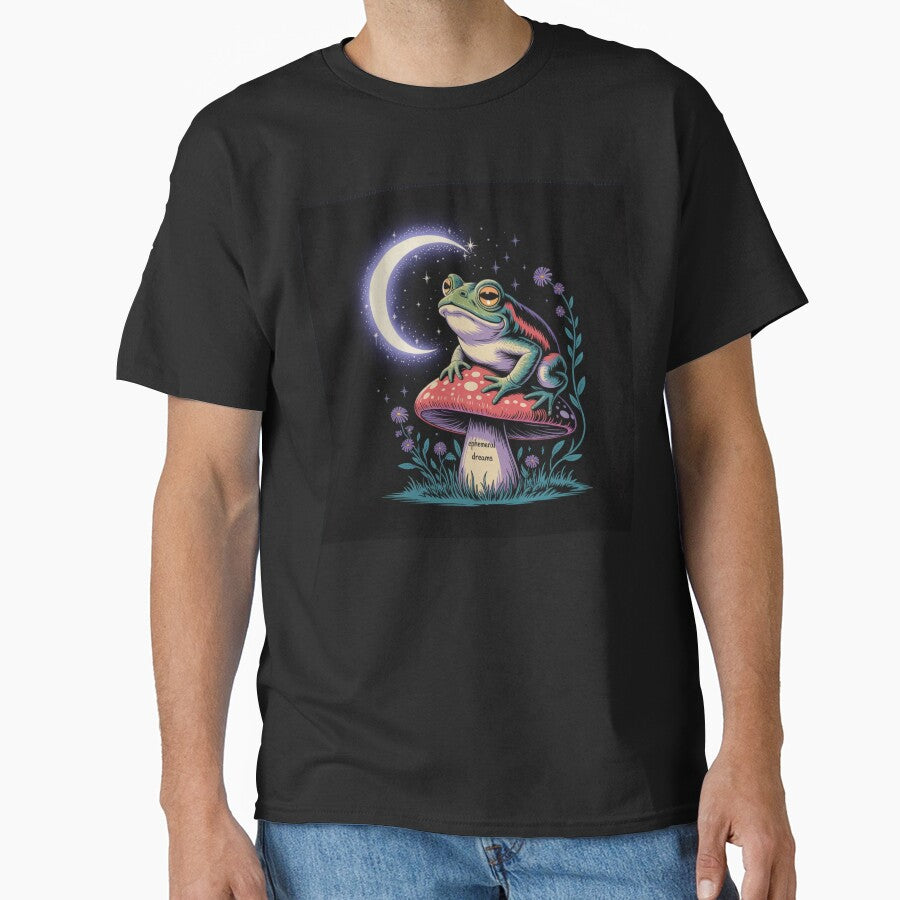 Ephemeral Dreams – Moon Frog on the Magic Mushroom by FusiTink
