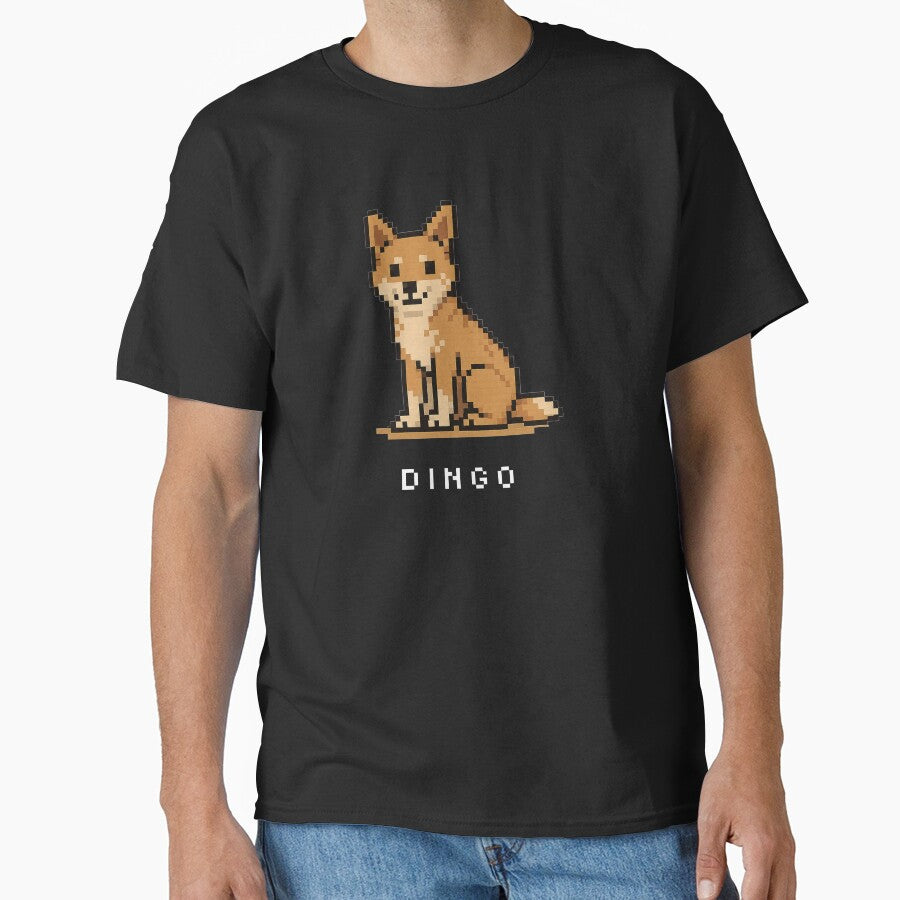 Cute Pixel Art Dingo - Retro 8-Bit Wildlife Design by SLGA-Designs