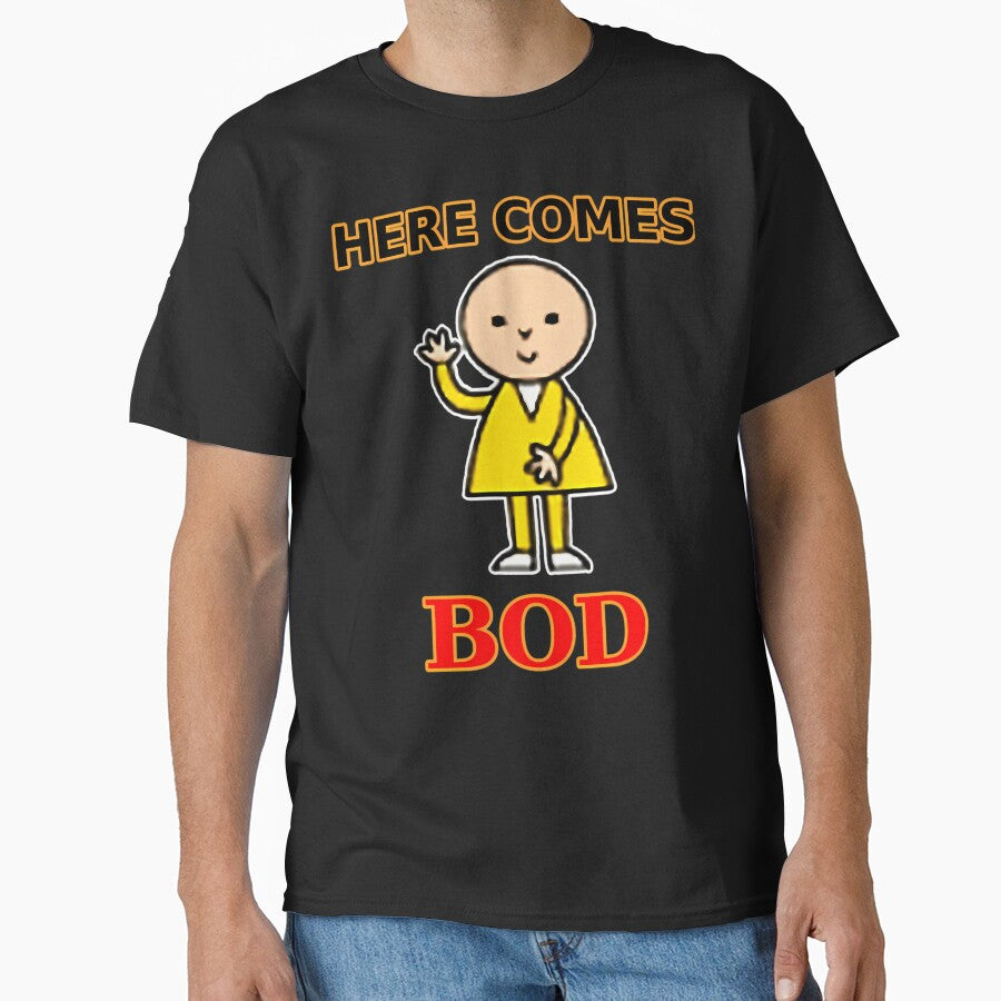 Simple Line Art Male Character With Bald Head And Yellow by Viruz-