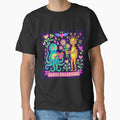 Neon Psychedelic Alien Valentine Octopus Love by zzz888