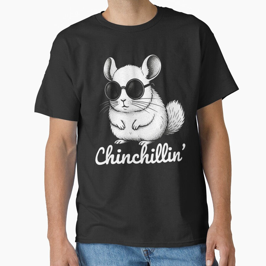 Chinchillin’ Shirt – Funny Chinchilla Lover Gift by Alexis Art Collection