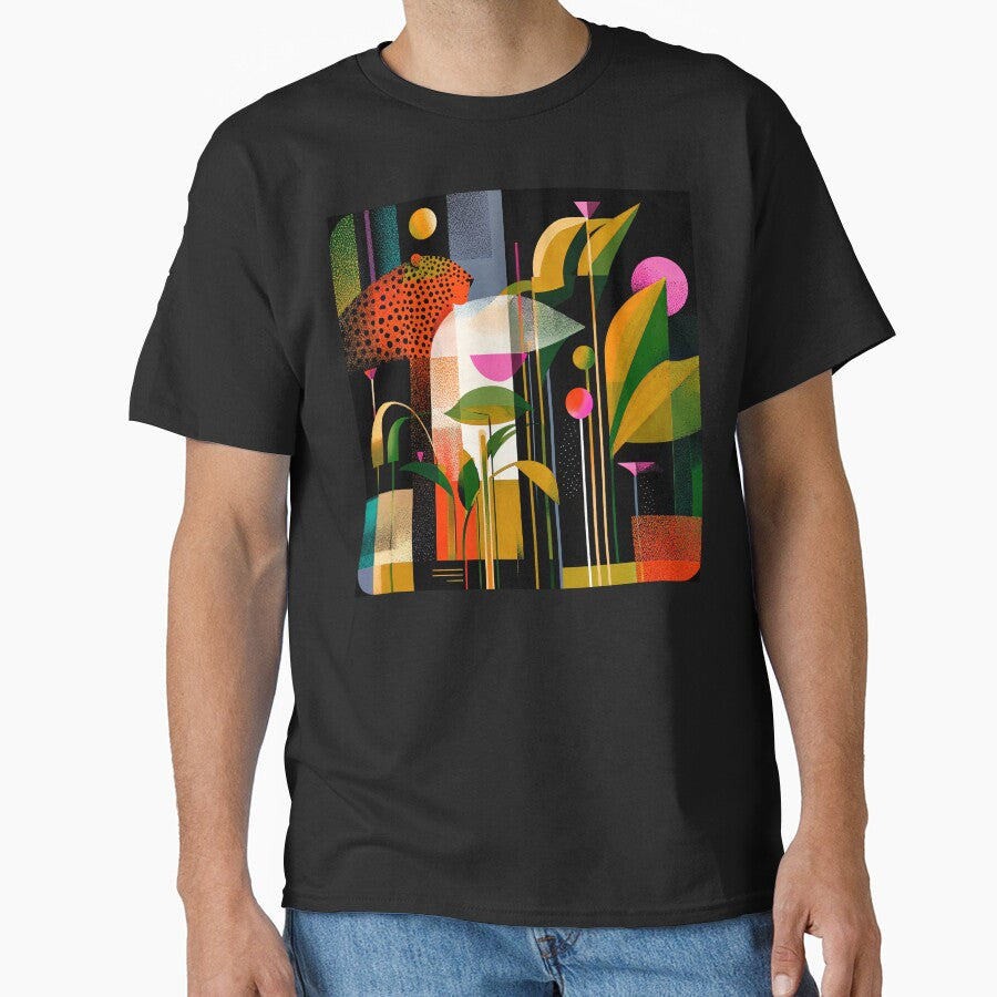 Tropical Leaves And Exotic Tiger Pop Art-Style by DEC02