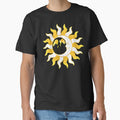 Yoga Eagle Pose With Sun And Moon by TeesFashion