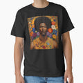 Beautiful Black Man with Flowers by Glimmersmith