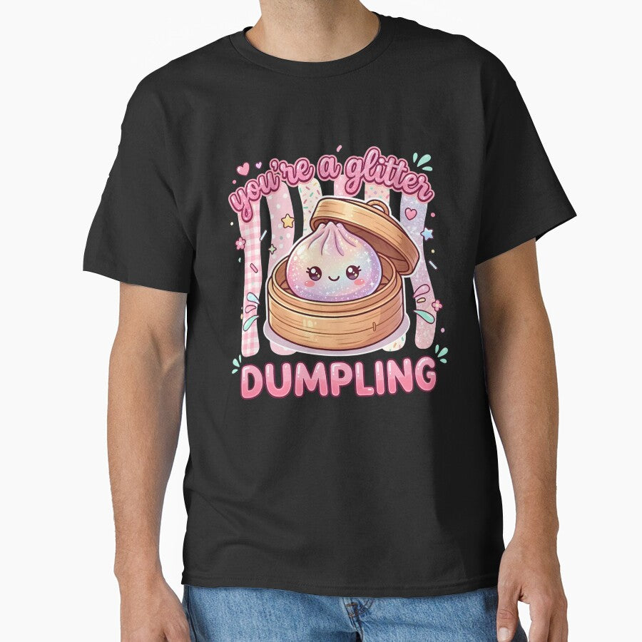 Glitter Dumpling Cute Girly Food Pun by LASTIQUE-dd