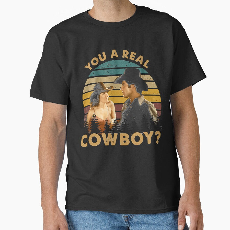 Day Gift for American Urban Cowboy Romantic Western Movie Funny Men Fan by Gina667