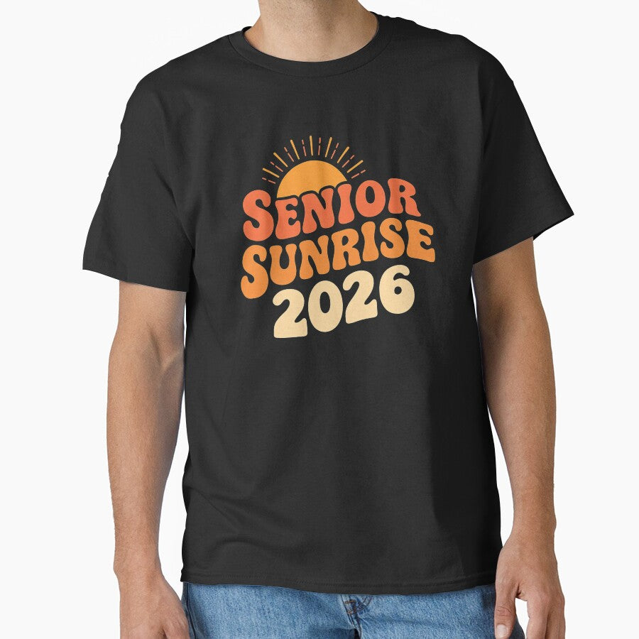 Retro Senior Sunrise 2026 High School Class of 2026 by first-shirt ⭐ ⭐ ⭐ ⭐ ⭐
