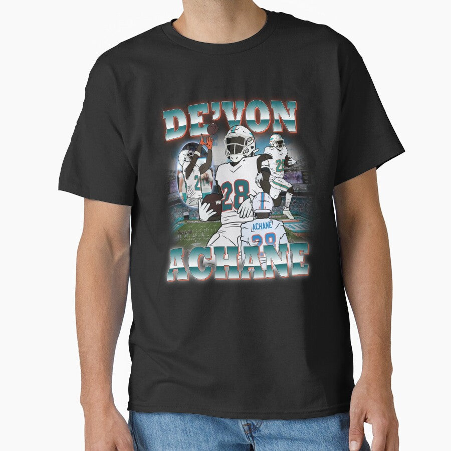 De'Von Achane Vintage by RatTrapTees