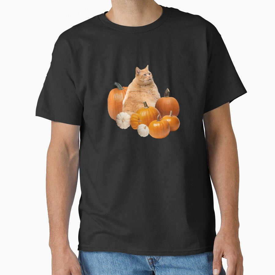 Pumpkin Spice Chonker Cat Halloween Meme Fall Fun by SunandShade