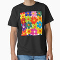 Retro 1960's Flower Power Pattern Hippie Art Designs by DEC02