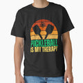 Pickleball Is My Therapy Retro Sunset by ShopFanCreation