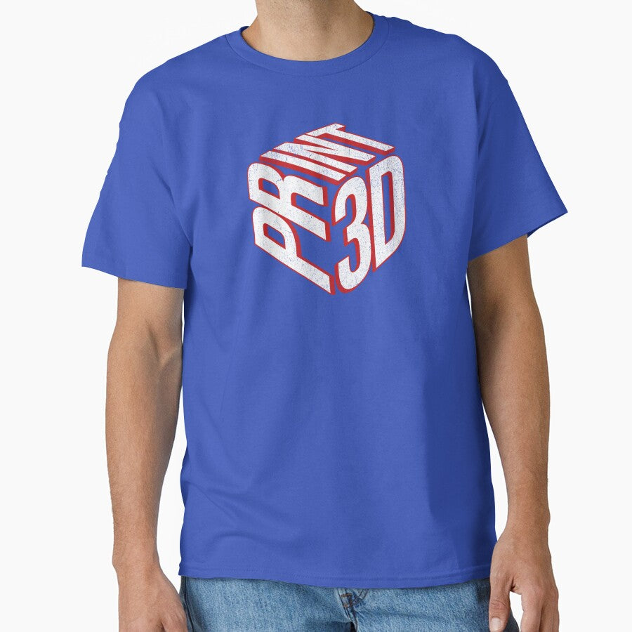 Print 3D Isometric Block Typography by RoughPrint