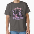 Too Tired To Function – Cute Pastel Goth Black Cat | Kawaii Gothic Aesthetic T-Shirt by JMP-Designs EU