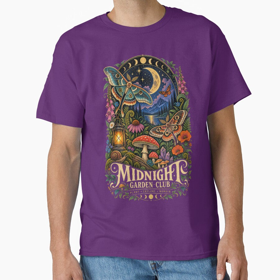 Midnight Garden Club – Mystical Moths, Mushrooms & Moon by thewandswant