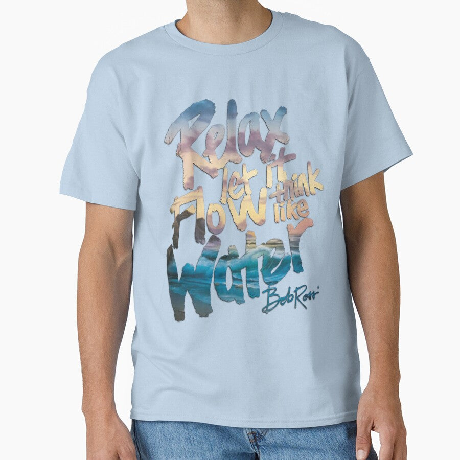 Bob Ross Relax Let it Flow by Katie Morris Art