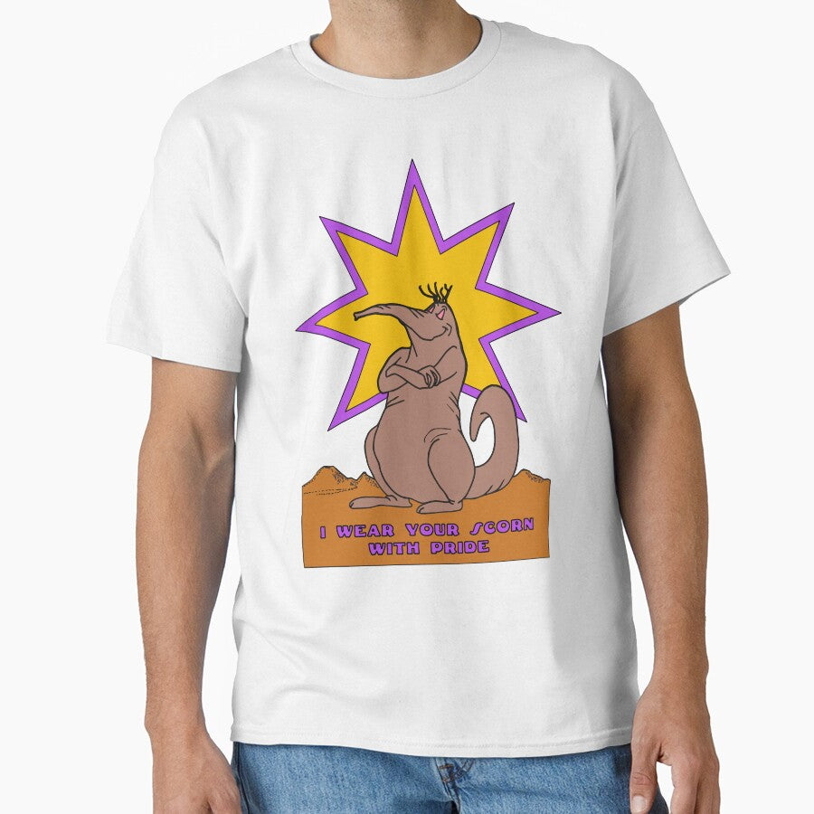 I wear your scorn with pride (anteater) by SolidEarthArt