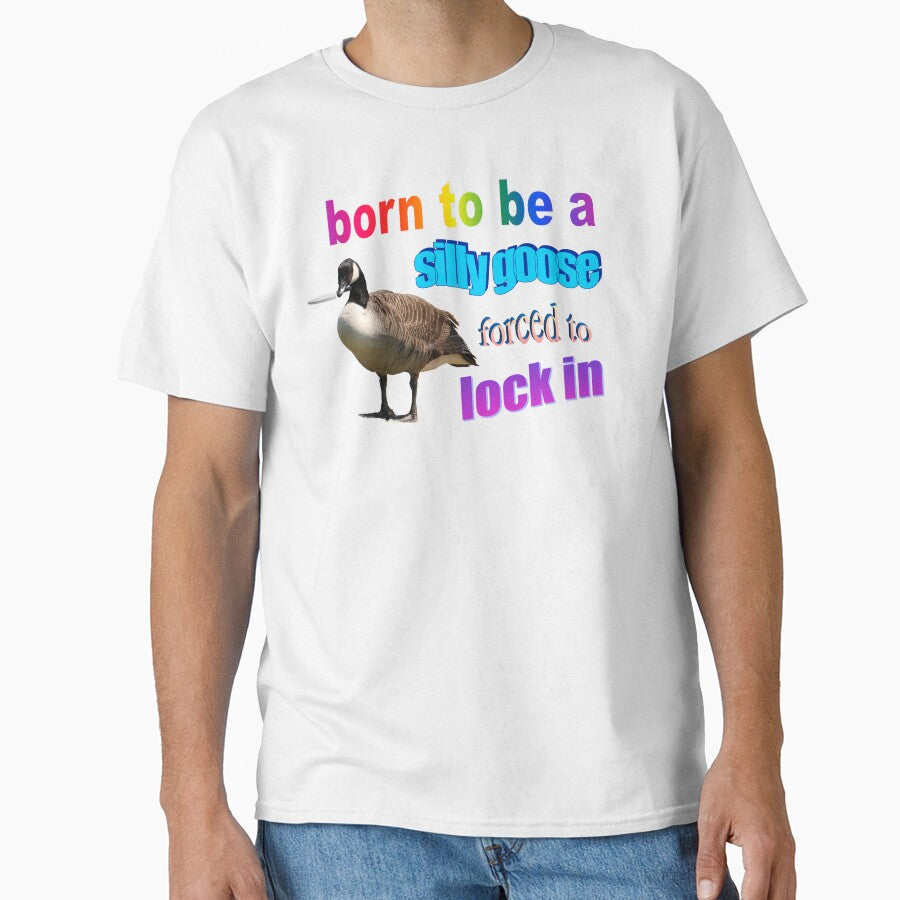 Born to be a silly goose, forced to lock in word art by snazzyseagull