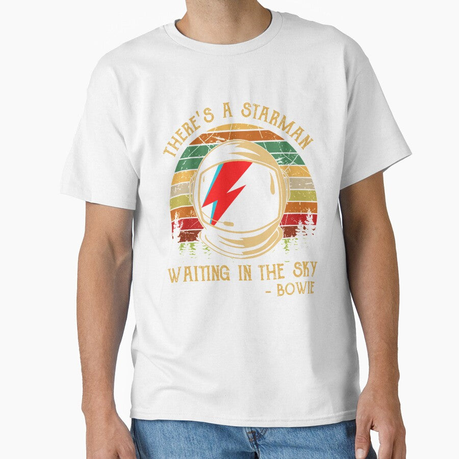 Classic There's a starman waiting in the sky by Adrian-Powell