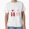 Pink Red Ballet Shoes Ribbons by Greatbluewhale3