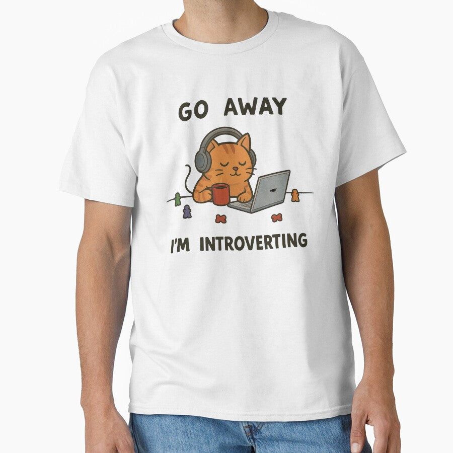 Peacefully working cat for introverts people! by FatPumaCompany