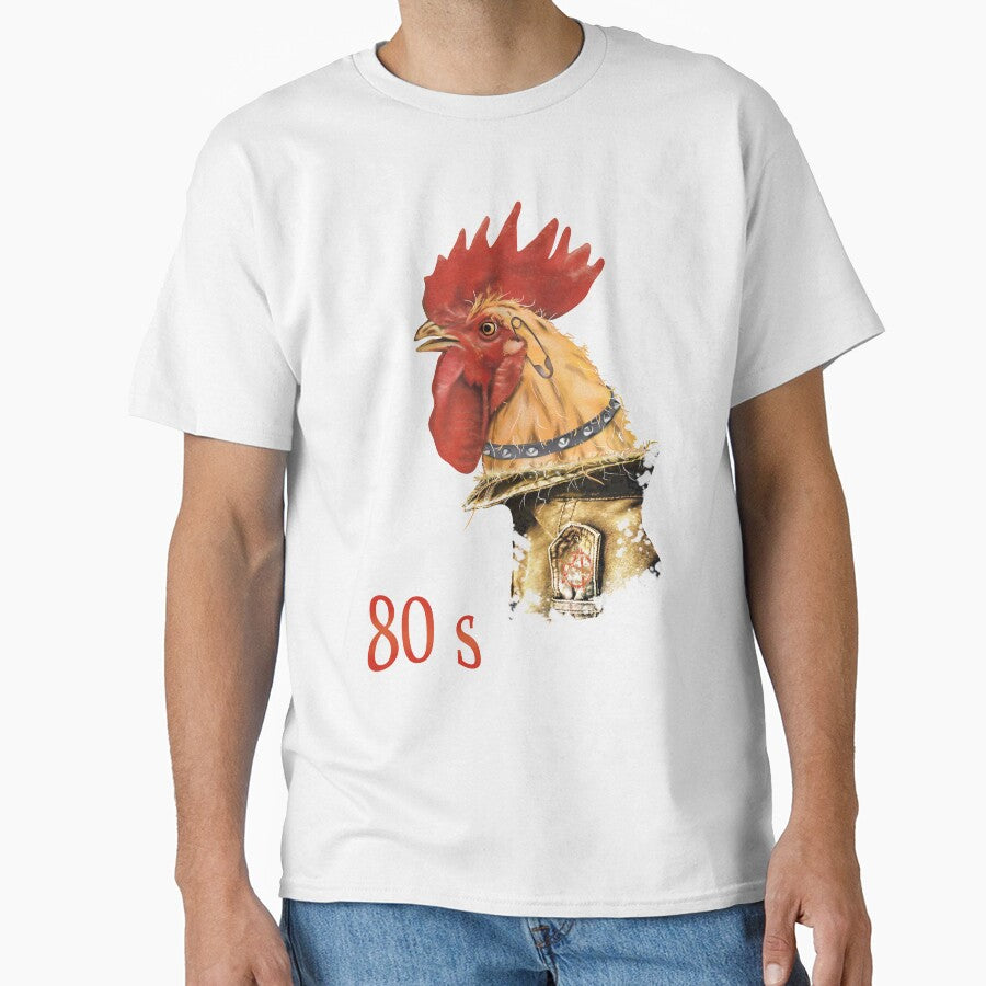 Funny rooster punk rocker - punk by gardentree