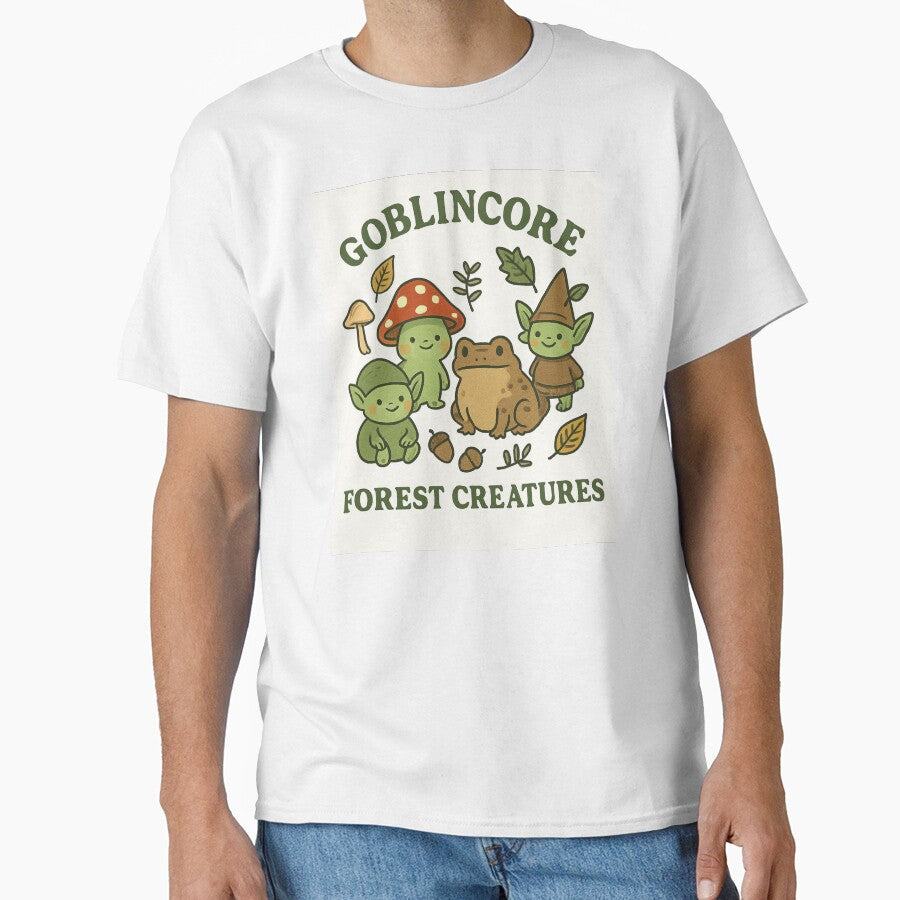 Enchanted Goblincore Friends – Whimsical Woodland Creatures Art by RouniBoutique