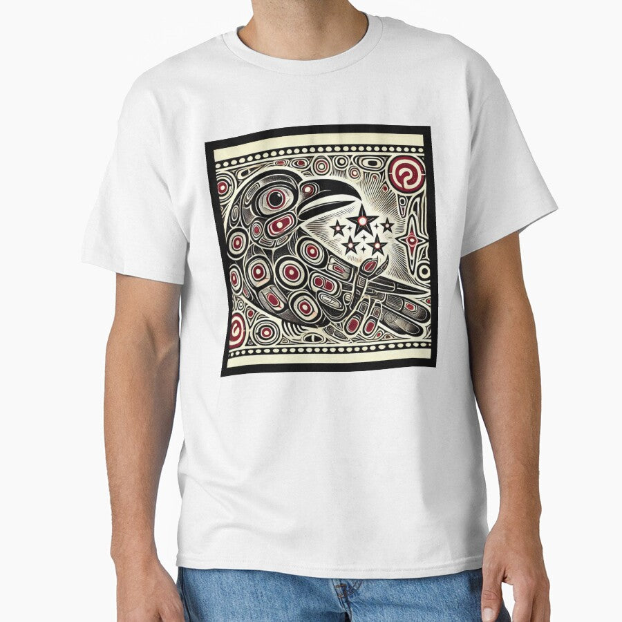 Raven Steals the Stars – Northwest Coast Native Art | Tribal Formline Design | Indigenous Mythology by Alaska Magick