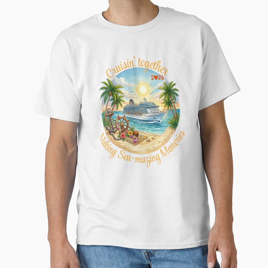 Family Cruise Vacation 2026 Matching Trip Tee by handcraftedpix