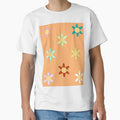 Retro 70s Groovy Spring Flowers Pattern by jays-artworks