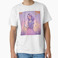 Aesthetic Girl in Pastel Dream – Purple & Pink Floral Fall Design by MOTAS Graphics
