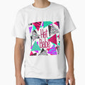 Hot Babe Neon 90's Style Geometric Triangles by Blkstrawberry